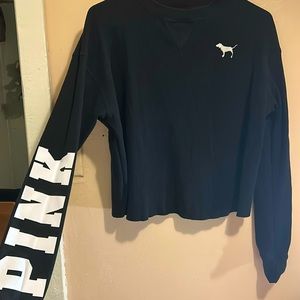 Black long sleeve top